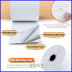 2-1/4 x 230' Thermal Credit Card Paper Receipt Paper Compatible with Verifone