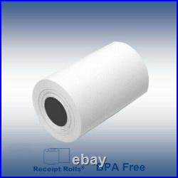 2 1/4 x 70' BPA Free Thermal Receipt Paper Rolls for Verifone VX 520 100 rolls