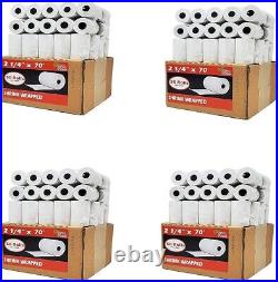 2 1/4 x 70 Thermal Paper Large 48 GSM, 200 Rolls Verifone VX520 Ingenico ICT220