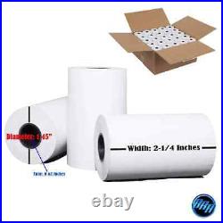 2 1/4 x 70 Thermal Paper Large 48 GSM, 200 Rolls Verifone VX520 Ingenico ICT220