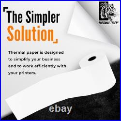 3 1/8 X 230 Thermal Paper Rolls 50 Rolls/Box BPA-Free Rolls for POS Systems