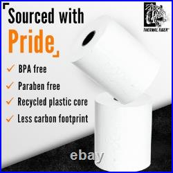 3 1/8 X 230 Thermal Paper Rolls 50 Rolls/Box BPA-Free Rolls for POS Systems