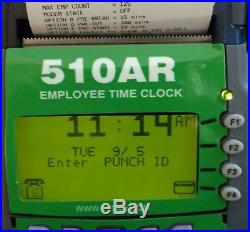 BEST Digital Employee Time Clock payroll Recorder, printer Punch/card swiper