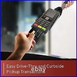 DCCStands Drive-Thru Handheld Mount for Verifone P400 PIN Pad, Black