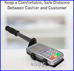 DCCStands Drive-Thru Handheld Mount for Verifone Vx805 PIN Pad, Black