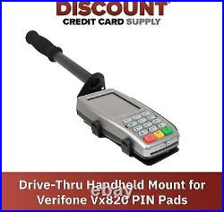 DCCStands Drive-Thru Handheld Mount for Verifone Vx820 PIN Pad, Black
