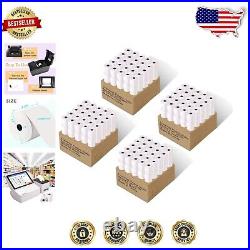 Durable 200 Rolls Thermal Paper 2.25 x 50 ft for Verifone & Clover Terminals