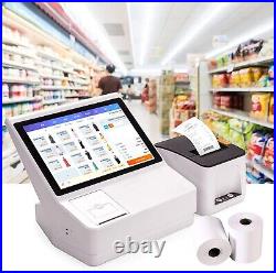 Durable 200 Rolls Thermal Paper 2.25 x 50 ft for Verifone & Clover Terminals