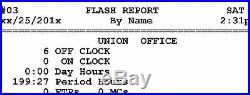 Employee Time Clock Punch/swipe Payroll Attendance Recorder LCD Digital Hours