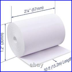 High-Quality Coreless Thermal Paper Rolls Fits Verifone & Ingenico Devices