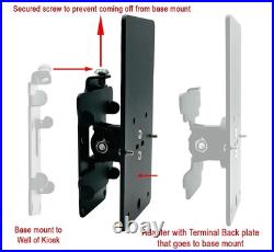 Kiosk Flush Mount and Wall Mount for Verifone P200 & P400 Credit Card Terminal