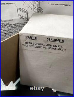 LOT OF 10 ENS 367-3048-B REAR-LOCKING, ADD ON KIT With A-KEY VERIFONE MX915