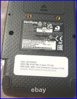LOT OF 3 Verifone P200 Terminals Only! (M430-003-01-NAA-5). READ