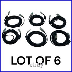 LOT OF 6 VERIFONE CBL132-004-05-A, RJ45 to 12V PWR USB for MX915 / MX925 5M