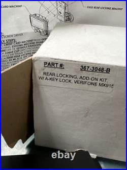 LOT of 6 ENS 367-3048-B REAR-LOCKING, ADD ON KIT With KEY VERIFONE MX915