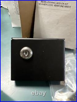 LOT of 6 ENS 367-3048-B REAR-LOCKING, ADD ON KIT With KEY VERIFONE MX915