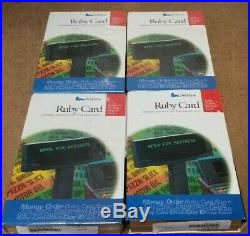 Lot Of 4 New Verifone P040-07-508 Hpv-20 Workstation Ruby Cards