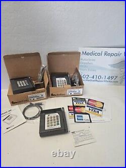 Lot of 3 Verifone Tranz 380 X2 Credit Card Processing Terminal Machine