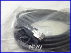 Lot of 5 VeriFone CBL132-005-05-A (MX900) Externally Powered Serial Cable, 5M