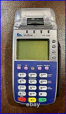 NEW Verifone VX520 POS Credit Card Reader Machine #M252-653-A3-NAA-3 AC Adapter