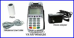 NEW Verifone VeriFone VX-520 DualComm CTLS NAA 128/32 MB with Chip Reader