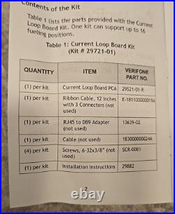 NIB OEM Verifone Smart Fuel Controller Current Loop Board CLGB2 Kit 29721-01
