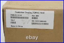 New Genuine VeriFone Topaz Customer Display P050-01-100 Ships FREE