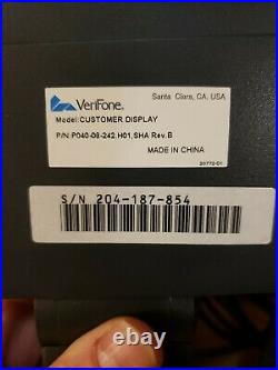 New In Box Verifone Ruby Cpu4 P040-08-242 Customer Display