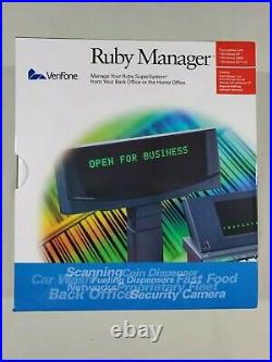 New VeriFone Ruby Manager v. 1.43,1.53 and Manual (3 boxes) NEW
