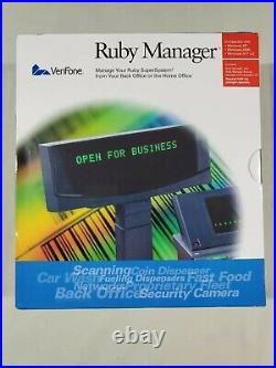 New VeriFone Ruby Manager v. 1.43,1.53 and Manual (3 boxes) NEW