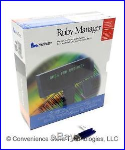 New VeriFone Ruby Manager v. 1.43 with USB HASP Key and Manual for Win XP