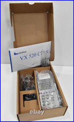 New VeriFone VX520 Credit Card Machine Terminal M252-653-03-NAA-3 Dial ETH/CTLS