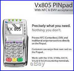 New VeriFone Vx805 PIN Pad with EMV Chip Reader + Carton 500 Encryption