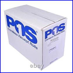 POS1 Thermal Paper Rolls 2-1/4 x 50 ft 30mm diameter fits Verifone vx520