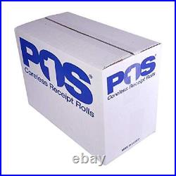 POS1 Thermal Paper Rolls 2-1/4 x 75 ft 38mm diameter fits Verifone vx520
