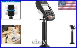 POS Terminal Stand Steel Adjustable Clamp Tilt Swivel for Credit Card Reader