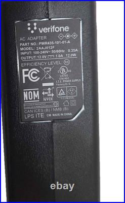 Qty10 Verifone PPWR435-101-01-A / 2AA401F Power Adapters, 12W 1A, for P400 +