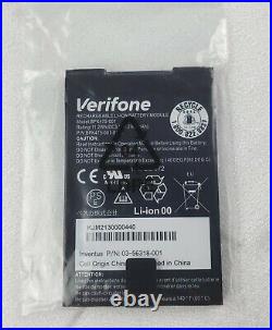 Qty 5 NEW BPK475-001-01-A LI-ION BATTERY, V400M VERIFONE MOBILE PAYMENT DEVICE