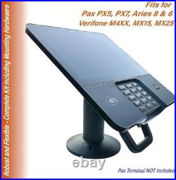 Sturdy Metal Swivel Stand for Verifone MX915/MX925, M400, M440, Pax PX5, PX7