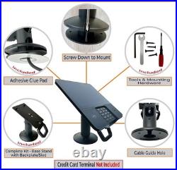 Sturdy Metal Swivel Stand for Verifone MX915/MX925, M400, M440, Pax PX5, PX7