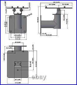 Sturdy Metal Swivel Wall Mount for Verifone MX915 VESA Compatible Complete