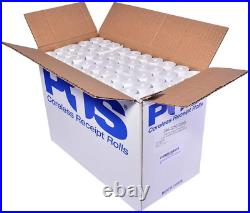 Thermal Paper Rolls 2-1/4 X 50 Ft 30Mm Diameter Fits Verifone Vx520 Fits I