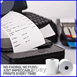 Universal Thermal Receipt Rolls Pack of 105 Fits Clover, Verifone, Many More