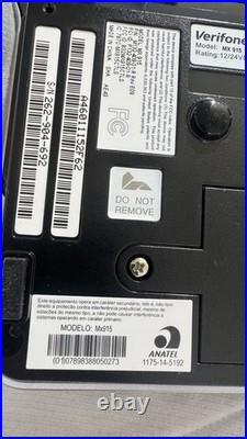 VERIFONE MX915 M132-409-01-R POS Terminal Keypad/ Card Reader