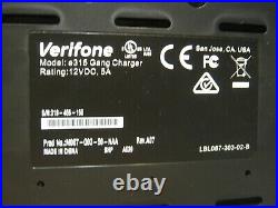 VERIFONE e315 Gang Charger & Power Cord 5 Slot New