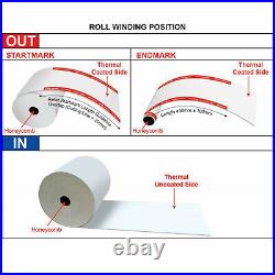 VERIFONE vx520 (2-1/4 x 75') Thermal Paper 500 Rolls CORELESS 50% MORE PAPER