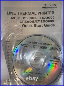 VeriFone Citizen RJV-3200 Replaces TM-U950 Thermal Receipt Printer Ruby CPU5 NEW