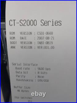 VeriFone Citizen RJV-3200 Replaces TM-U950 Thermal Receipt Printer Ruby CPU5 NEW