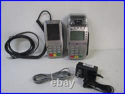 VeriFone Credit Card Pin Pad Chip Reader Machine Set NEW VX820 VX520 ASMN