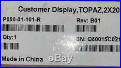 VeriFone Customer Display Topaz 2x20 P0501-01-101-R